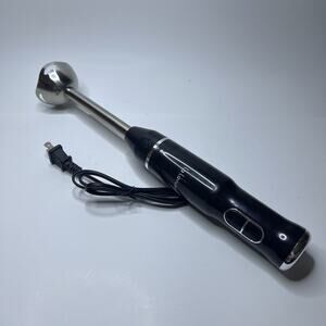 Kitchen Immersion Blender Handheld Stainless Steel Double Blade